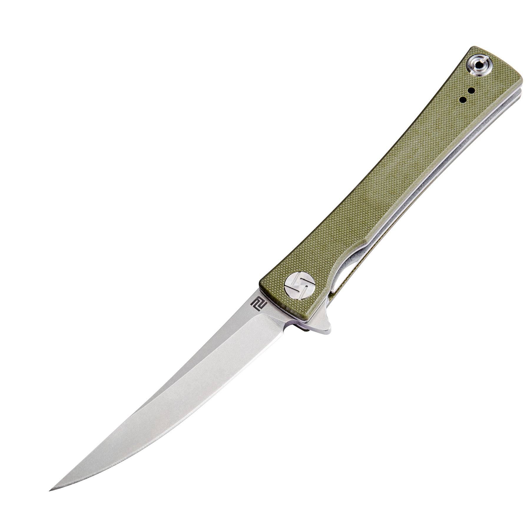 Artisan Cutlery S Waistline ATZ-1805P D2 Blade G10 (Flat) Handle Folding Knives