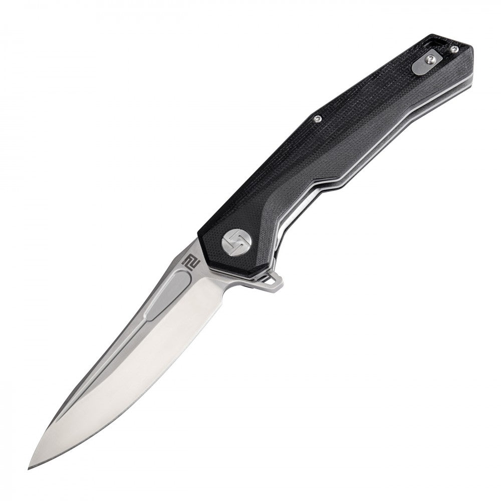 ArtisanCutlery Zumwalt G10 Folding Knife - D2 Steel, Flat Blade