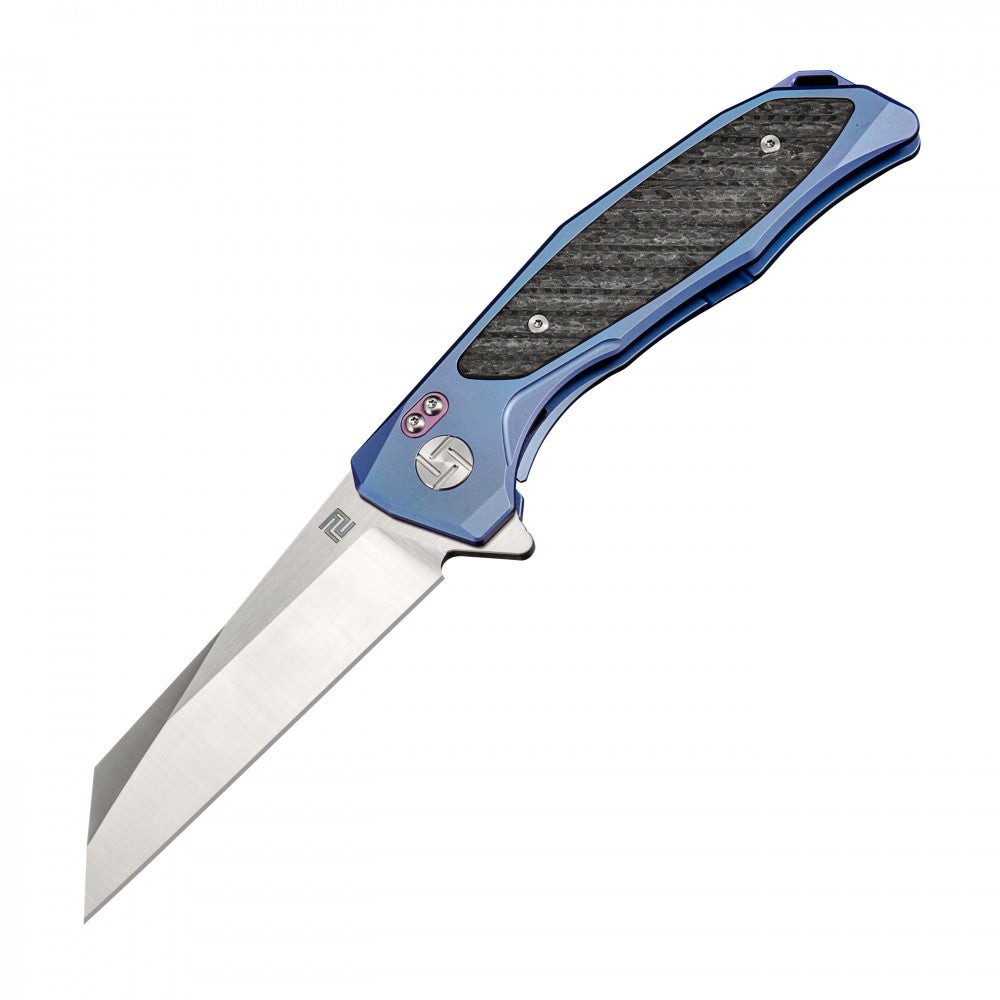 Artisan Cutlery Megahawk ATZ-1809G: Titanium Handle Folding Knives