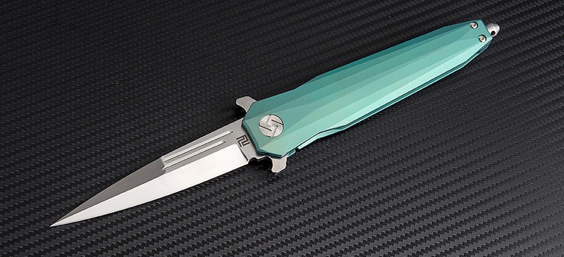 Artisan Cutlery Hornet ATZ-1810G S35VN Blade Titanium Handle Folding Knives