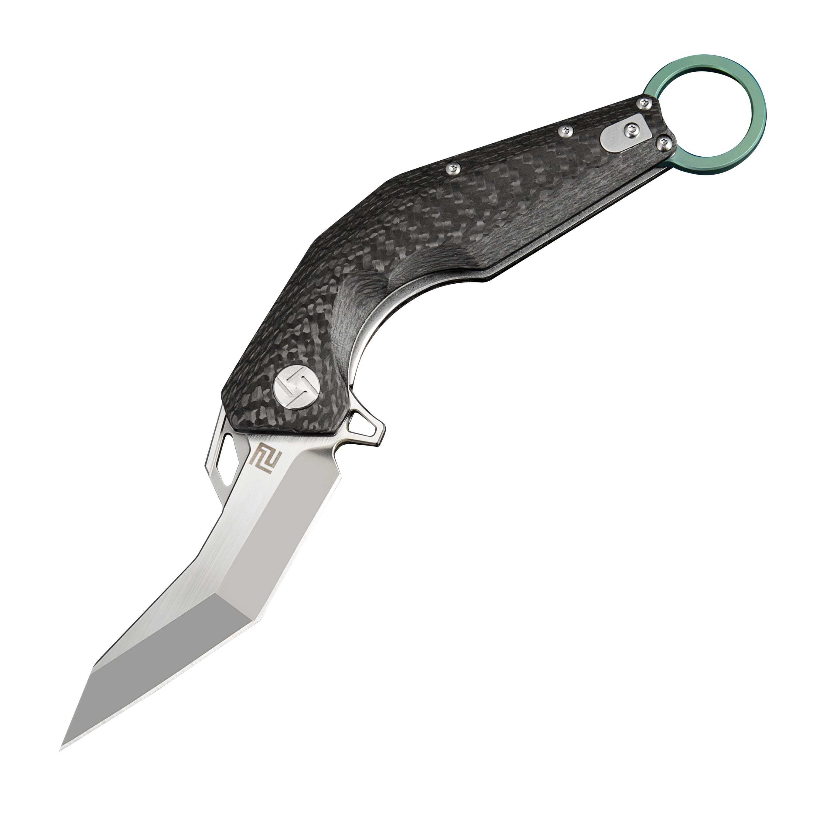 Artisan Cutlery Cobra ATZ-1811G - M390 Blade, Carbon Fiber Handle
