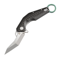 Artisan Cutlery Cobra ATZ-1811G  M390 Blade Carbon fiber Handle Folding Knives