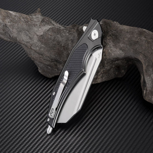 Artisan Cutlery Apache Nomad ATZ-1813P D2 Blade Aluminum Handles with G10 Onlays Folding Knives