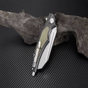 Artisan Cutlery Apache Nomad ATZ-1813P D2 Blade Aluminum Handles with G10 Onlays Folding Knives