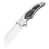 Artisan Cutlery Apache Nomad ATZ-1813P D2 Blade Aluminum Handles with Carbon Fiber Onlays Folding Knives