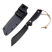 Artisan Cutlery Tomahawk ATZ-1815B D2 Black Coated Blade G10 Handle FIXED BLADE KNIVES