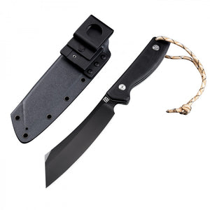 Artisan Cutlery Tomahawk ATZ-1815B D2 Black Coated Blade G10 Handle FIXED BLADE KNIVES