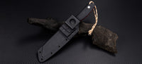 Artisan Cutlery Tomahawk ATZ-1815B D2 Black Coated Blade G10 Handle FIXED BLADE KNIVES