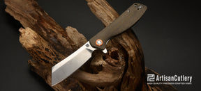 Artisan Cutlery Tomahawk ATZ-1815PS D2 Blade Micarta Handle Folding Knives
