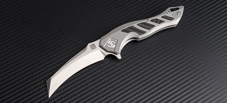 Artisan Cutlery Eagle ATZ-1816G M390 Blade Titanium Handle Folding Knives
