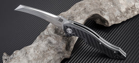 Artisan Cutlery Eagle ATZ-1816P D2 Blade Carbon Fiber Handle Folding Knives