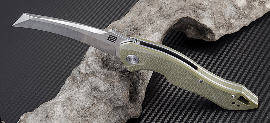 Artisan Cutlery Eagle ATZ-1816P Folding Knives - D2 Blade, G10 Handle