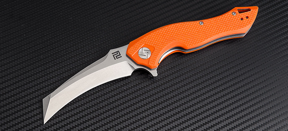 Artisan Cutlery Eagle ATZ-1816P Folding Knives - D2 Blade, G10 Handle