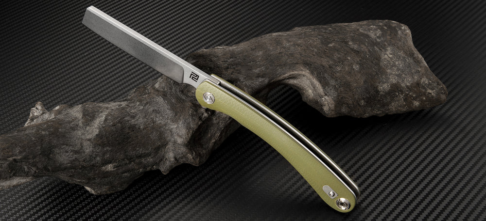 Artisan Cutlery Orthodox ATZ-1817P D2 Blade G10(Curve) Handle Folding Knives