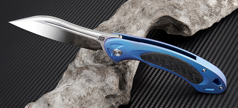 Artisan Cutlery Eterno ATZ-1818G M390 Blade Titanium Handle Folding Knives