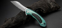 Artisan Cutlery Eterno ATZ-1818GD Damascus Blade Titanium Handle Folding Knives
