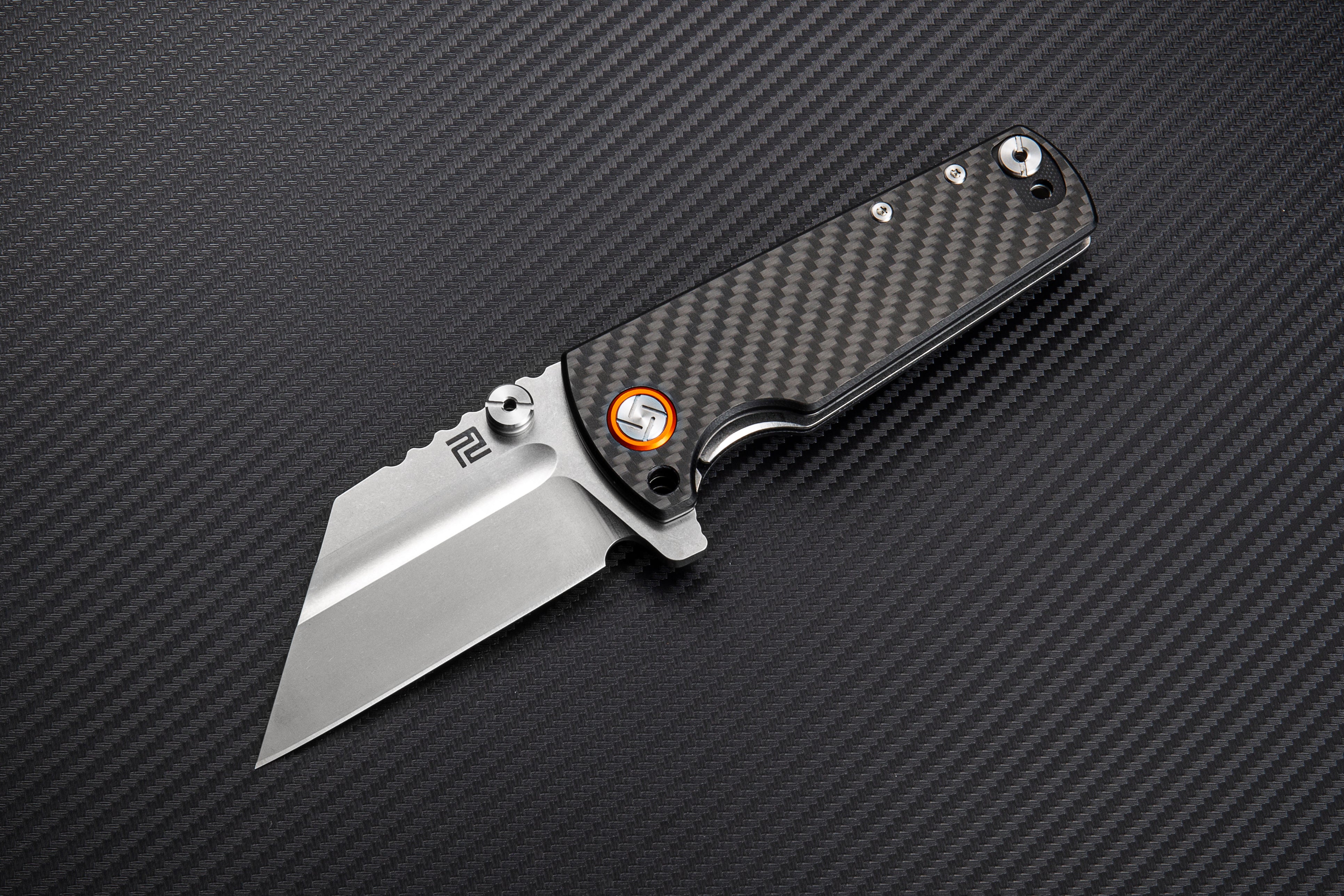 Artisan Cutlery Proponent ATZ-1820P: D2 Blade, Carbon Fiber Handle