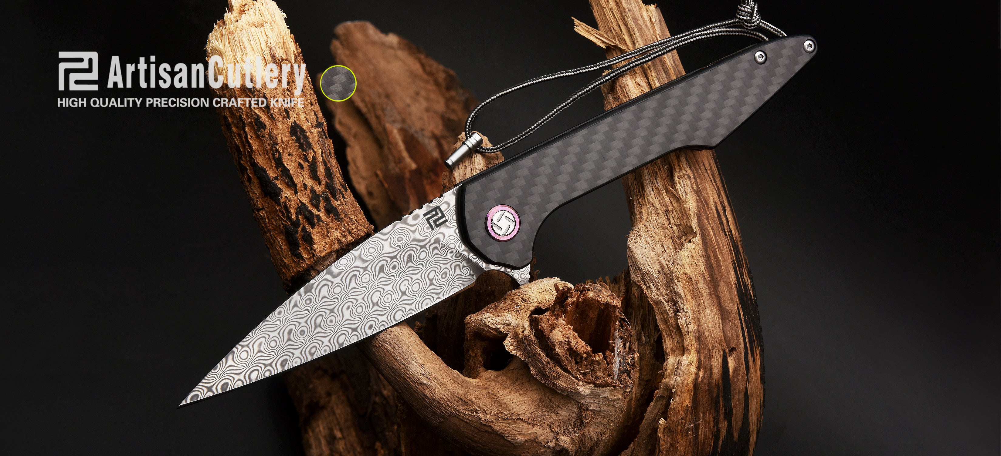 Artisan Cutlery Archaeo ATZ-1821GS: M390 Blade, Titanium