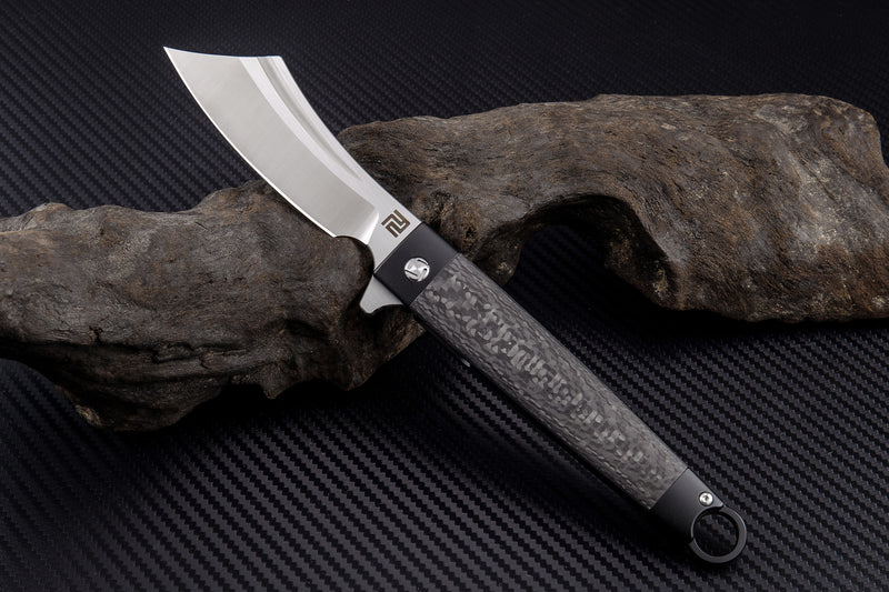 Artisan Cutlery Cutlass ATZ-1830G S35VN Blade Titanium and Carbon fiber Handle Folding Knives