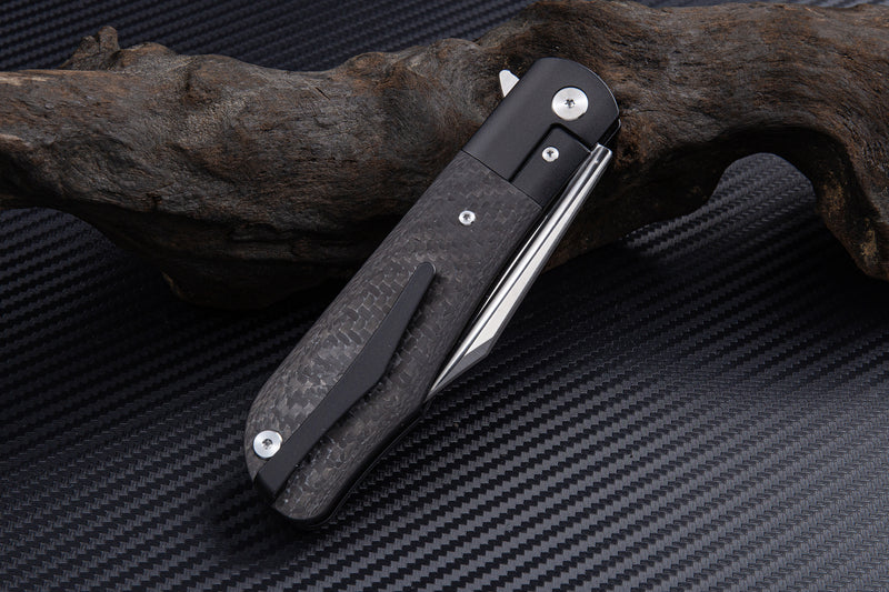 Artisan Cutlery Hyperion ATZ-1834G S35VN Blade Titanium Handle Folding Knives