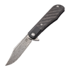 Artisan Cutlery Hyperion ATZ-1834GSD Damascus Blade Titanium and Carbon Fiber Handle Folding Knives