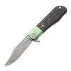 Artisan Cutlery Hyperion ATZ-1834GSD Damascus Blade Titanium and Carbon Fiber Handle Folding Knives