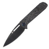 Artisan Cutlery Arion Atz-1843g Cpm 20cv Blade Marbled Carbon Fiber Handle Folding Knives - artisan cutlery