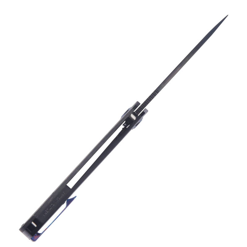 Artisan Cutlery Arion ATZ-1843G CPM 20CV Blade Marbled Carbon Fiber Handle Folding Knives