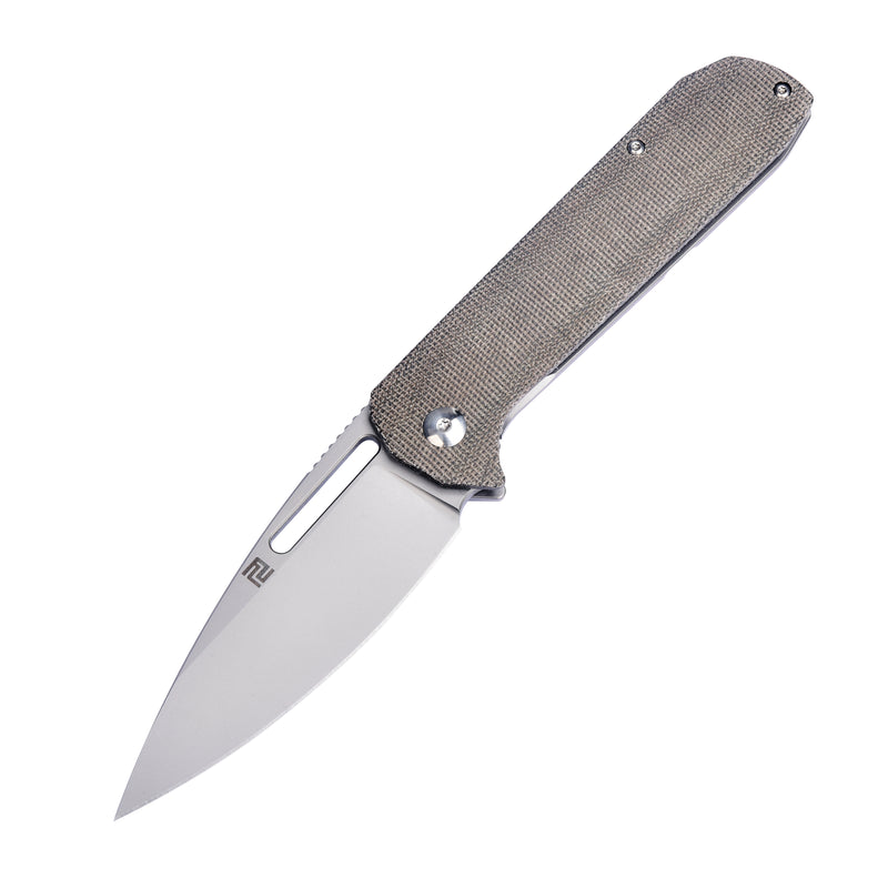 Artisan Cutlery Arion Atz-1843g S35vn Blade Odg Micarta And Titanium Handle Folding Knives - artisan cutlery