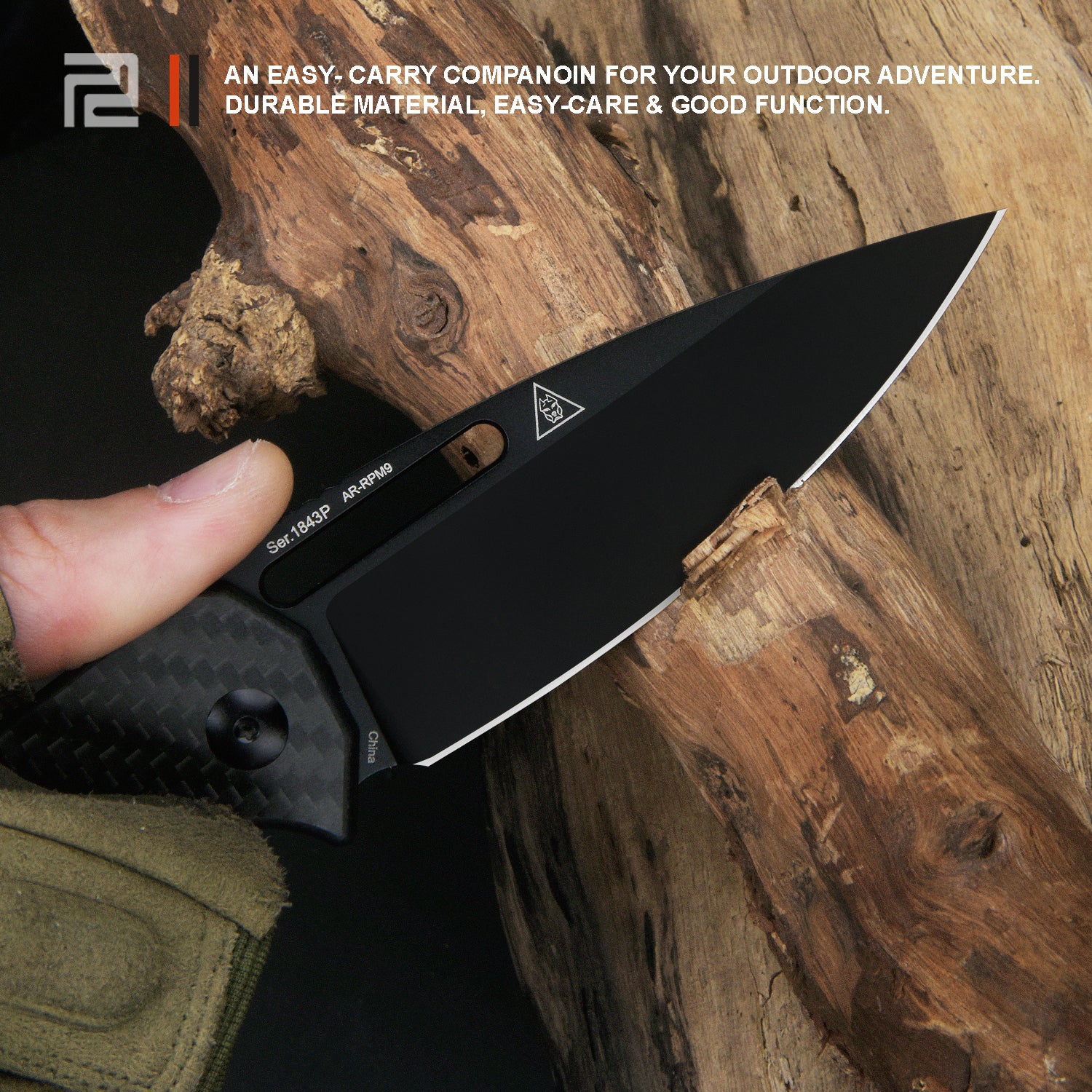 Artisan Cutlery Arion ATZ-1843P Folding Knife - Carbon Fiber
