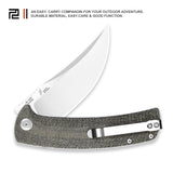 Artisan Cutlery Arroyo ATZ-1845P AR-RPM9 Steel Blade Micarta Handle Folding Knives