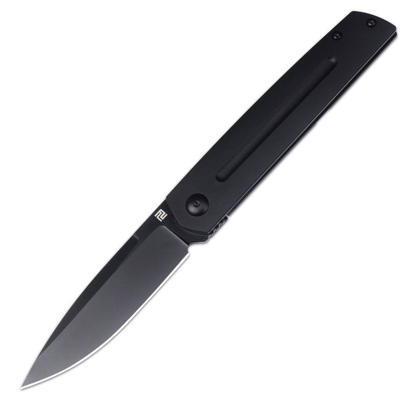 Artisan Cutlery Sirius 1849g Cpm 20cv Black Pvd Coated Blade Titanium Handle Folding Knives - artisan cutlery