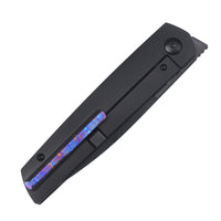 Artisan Cutlery Sirius 1849G CPM 20CV Black PVD Coated Blade Titanium Handle Folding Knives