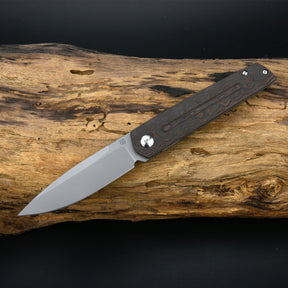 ARTISAN CUTLERY SIRIUS 1849G S35VN BLADE FAT CARBON AND TITANIUM HANDLE FOLDING KNIVES