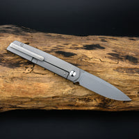 Artisan Cutlery Sirius 1849G S35VN Blade Fat Carbon and Titanium Handle Folding Knives