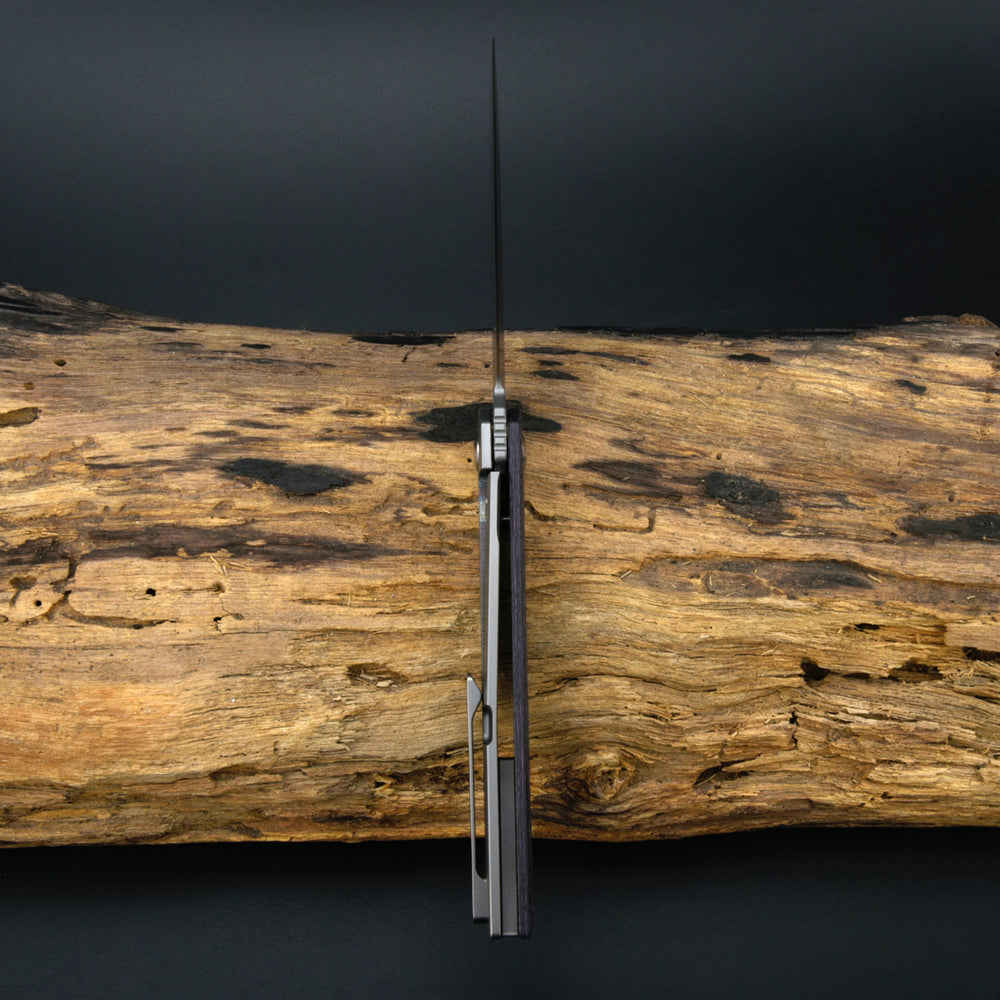 Artisan Cutlery Sirius 1849G S35VN Blade Fat Carbon and Titanium Handle Folding Knives