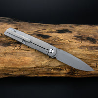Artisan Cutlery Sirius 1849G S35VN Blade Fat Carbon and Titanium Handle Folding Knives