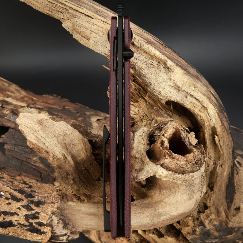 Artisan Cutlery Sirius 1849P-BDRC S35VN Black PVD Coated Blade Micarta Handle Folding Knives