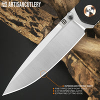 Artisan Cutlery Sirius 1849P AR-RPM9 Steel Blade G10 Handle Folding Knives