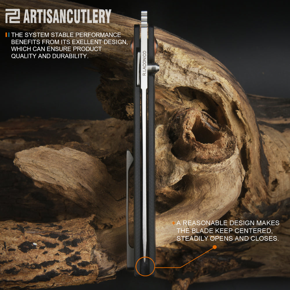 Artisan Cutlery Sirius 1849P AR-RPM9 Steel Blade G10 Handle Folding Knives