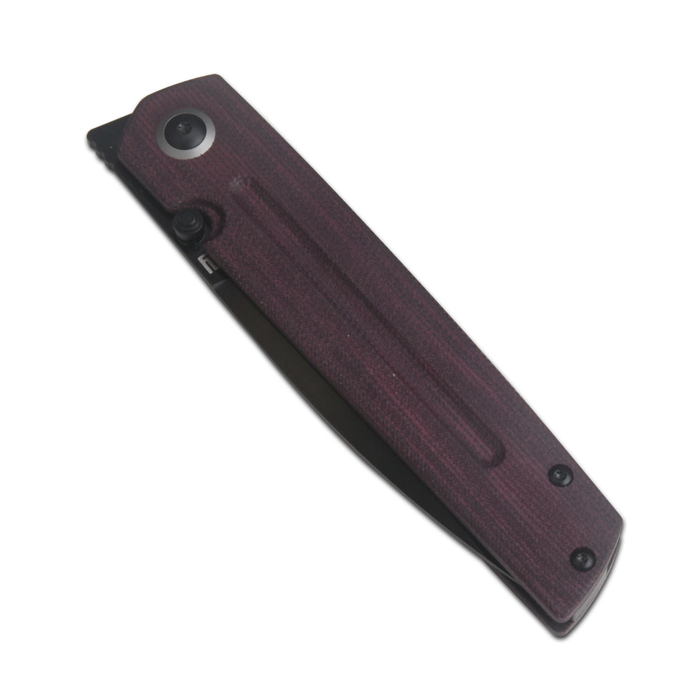 Artisan Cutlery Sirius 1849P-DDRC S35VN Black DLC Coated Blade Micarta Handle Folding Knives