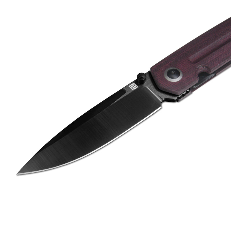 Artisan Cutlery Sirius 1849P-DDRC S35VN Black DLC Coated Blade Micarta Handle Folding Knives