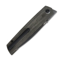Artisan Cutlery Sirius 1849P-DODG S35VN Black DLC Coated Blade Micarta Handle Folding Knives