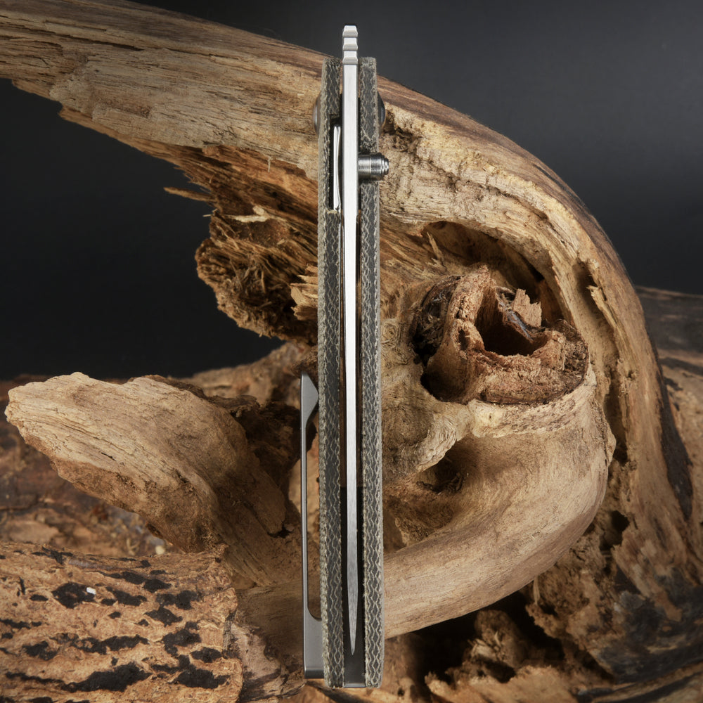 Artisan Cutlery Sirius 1849P S35VN Blade OD Green Micarta Handle Folding Knives