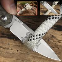 Artisan Cutlery Sirius 1849P S35VN Blade OD Green Micarta Handle Folding Knives