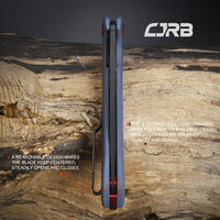 CJRB GOBI J1906 AR-RPM9 Steel Black PVD Blade G10 Handle Folding Knives