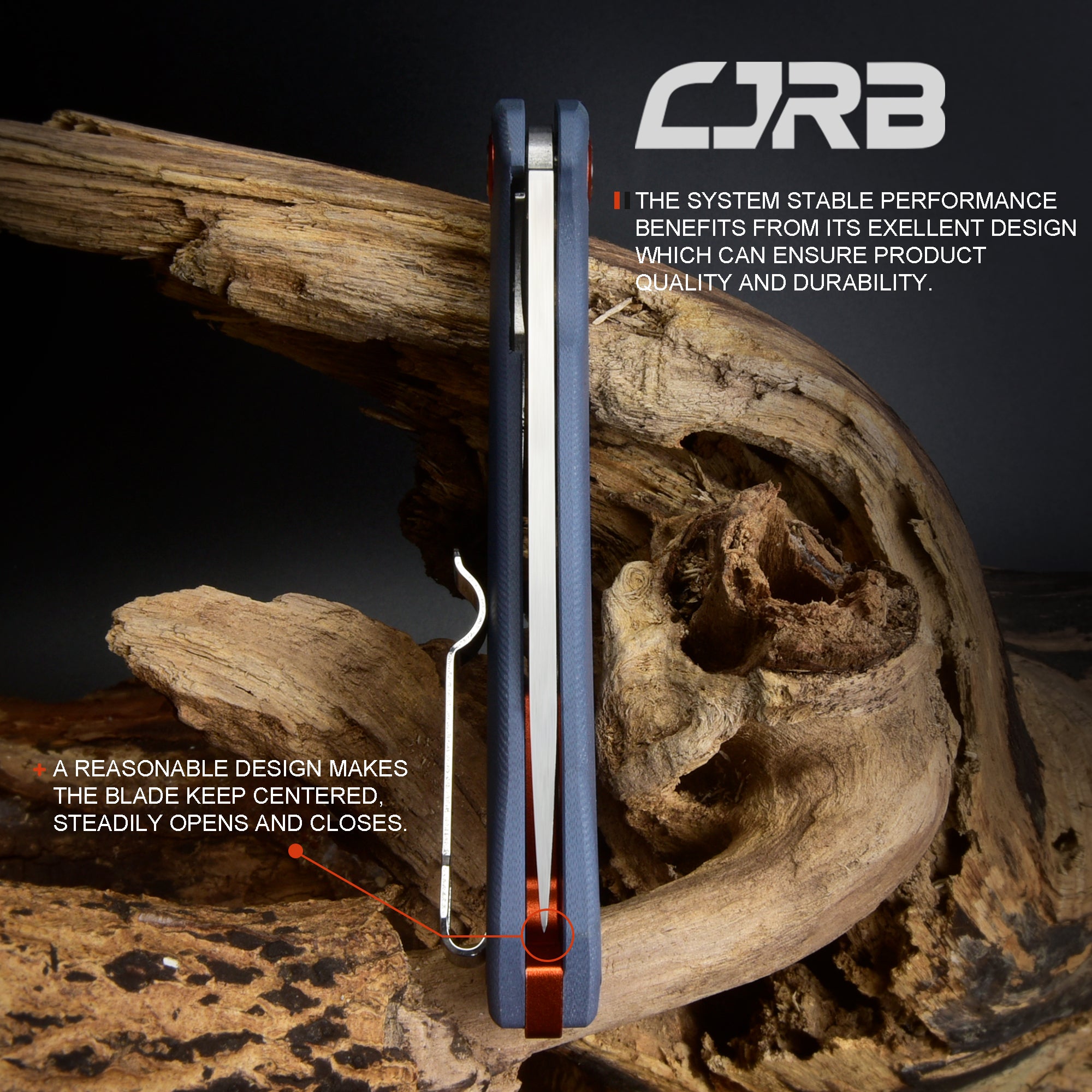 CJRB Gobi J1906 AR-RPM9 Blade G10(contoured & CNC patter