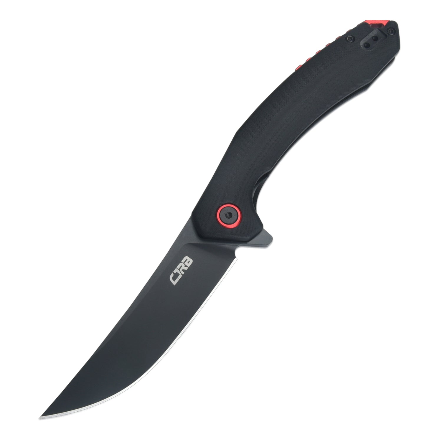 CJRB GOBI J1906 AR-RPM9 Powder Steel Black PVD Blade G10 Handle Folding Knives