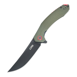 CJRB GOBI J1906 AR-RPM9 Steel Black PVD Blade G10 Handle Folding Knives
