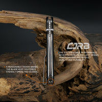 CJRB Pyrite J1925 AR-RPM9 Steel Stone Wash Blade G10 Handle Folding Knives